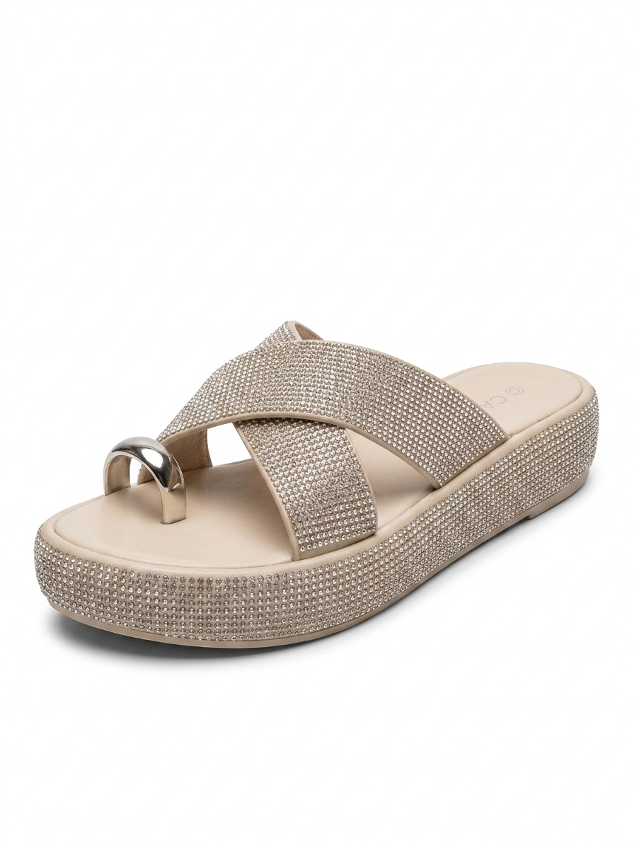 Sparkly Slip-On Shoes