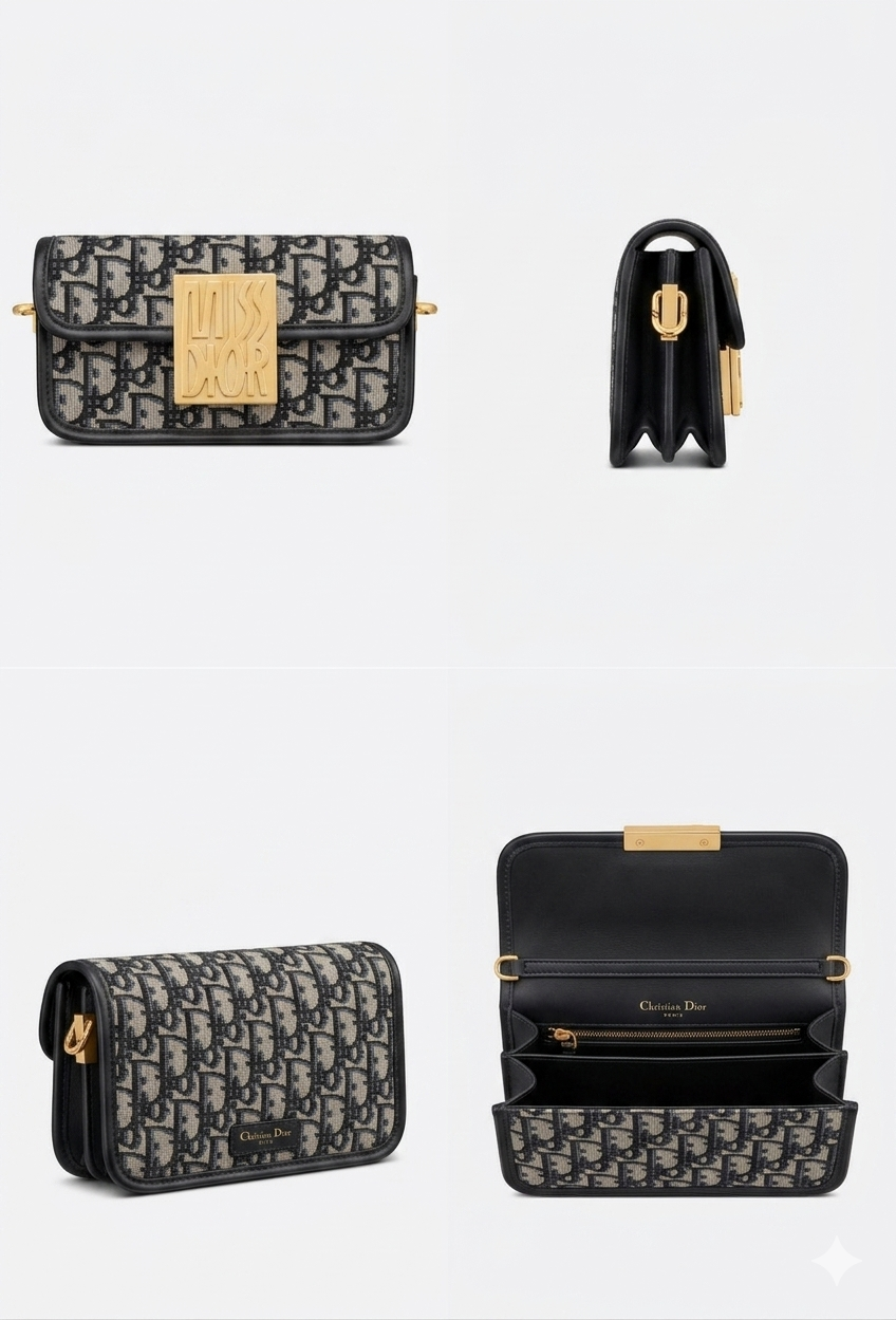 DIOR BLUE OBLIQUE JACQUARD