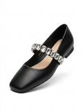 Crystal Mary Jane Flats