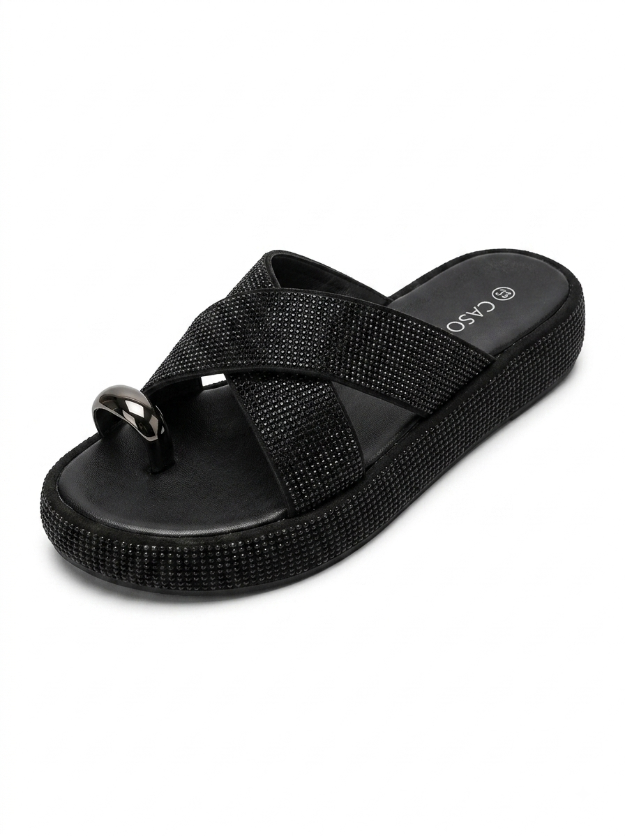 Sparkly Slip-On Shoes