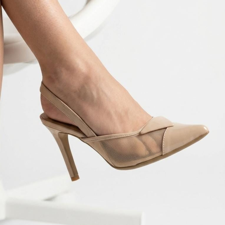 CASCADE Mesh Slingbacks
