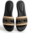 Chic Woven Slides