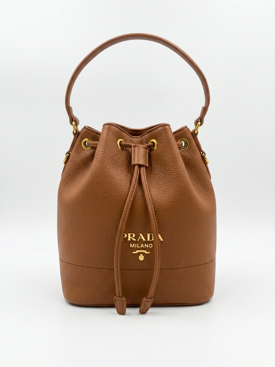 Prada Leather Bucket Bag